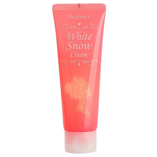 Deoproce White Snow Cream - Осветляющий крем для лица 100 ml