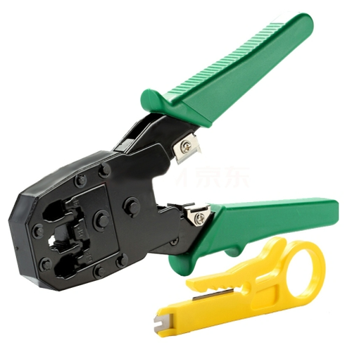 Кримпер, для обжима 8P8C/6P6C/4P4C, HT-200, RST-2340 cncob cable crimper 3 modular crimping tools for cut strip and crimp 8p8c rj 45 6p6c rj12 6p4c rj 11 4p4c