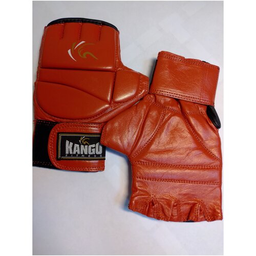 Перчатки для рукопашного боя Kango Fitness 8202-a, красные, размер S перчатки для рукопашного боя kango fitness 8100 a синие размер s