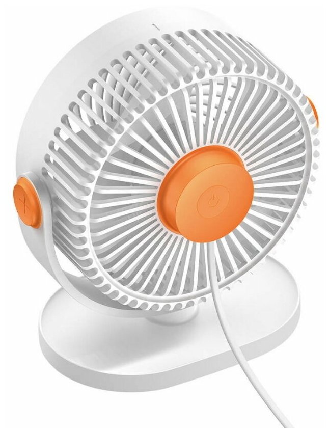Настольный мини-вентилятор Baseus Serenity Desktop Fan White (ACYY000002) - фотография № 2