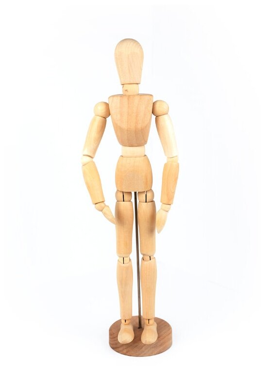Манекен человека художественный Гамма "Студия", мужской, деревянный, 30см