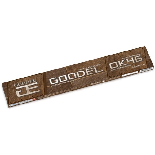 Электроды сварочные Goodel ОК-46, 3 мм, 1 кг электроды goodel ок 46 gold 4х450 мм 1 кг