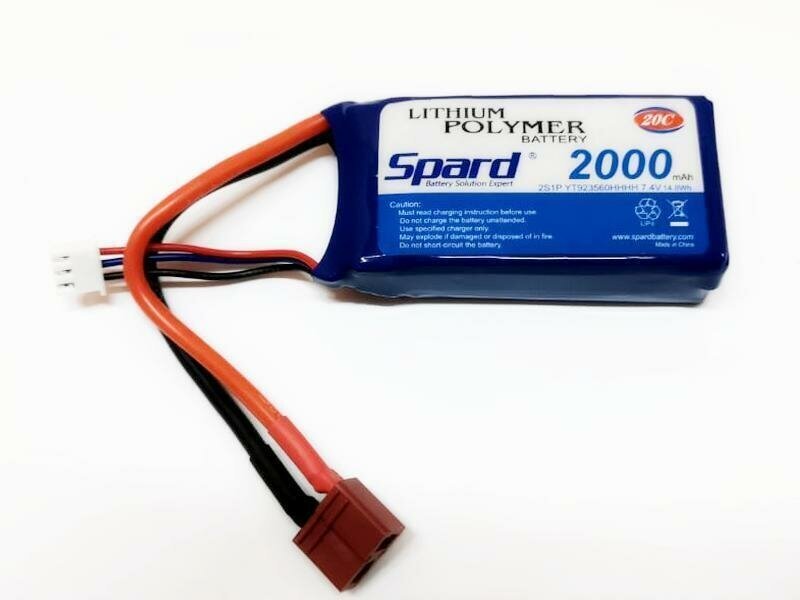 Аккумулятор Li-Po Spard 2000 мАч для Remo Hobby, Himoto, YT923560HHHH