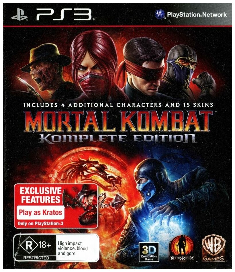 Игра Mortal Kombat: Komplete Edition (PS3) (на английском языке)