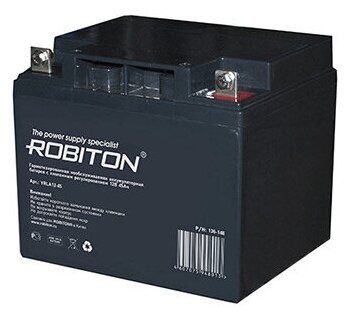 Герметизированный свинцово-кислотный аккумулятор ROBITON VRLA12-45