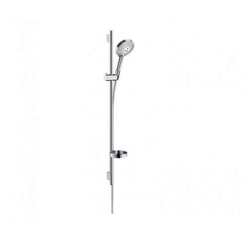 Душевая стойка Hansgrohe Raindance Select S 120 3iet Powder Rain Unica Puro 90cm Chrome 27667000 душевой набор hansgrohe raindance select s 120 3jet 26631400 белый хром