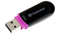 Флешка Transcend JetFlash 300 16Gb черный/фиолетовый