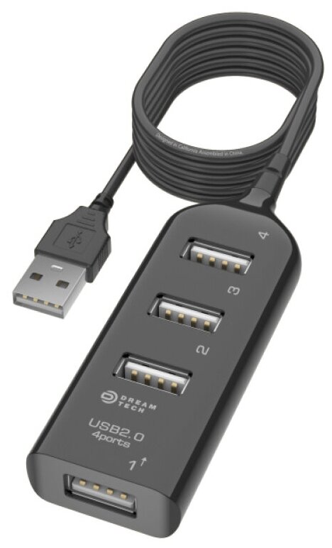 USB HUB / концентратор USB 20 на 4 порта / разветвитель / ХАБ для периферийных устройств DREAM B1