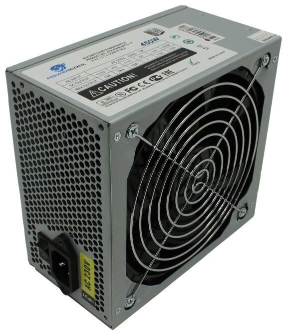 Блок питания PowerCool (atx-450w-apfc-14) 450W ATX (24+2x4+6пин) .