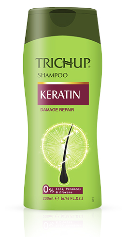 Hair Shampoo Keratin / Шампунь Тричап Кератин / Для упругости и уменьшения ломкости волос, 200 мл