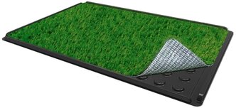 Туалет для собак PoochPad Indoor Turf Dog Potty Classic 60х40 см черный/зеленый 1 шт.