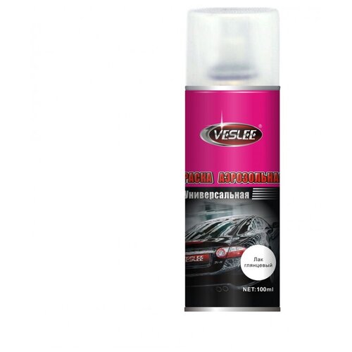 Veslee Краска аэрозольная 100ml цвет прозрачный глянцевый VL-P2E CG