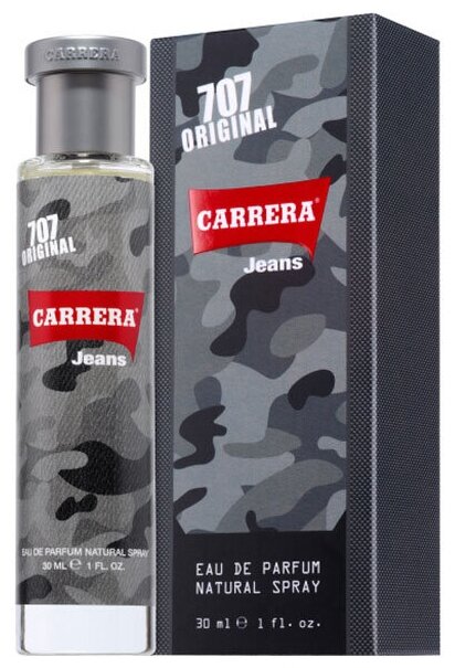 Carrera Jeans Parfums men 707 Original Camouflage Туалетные духи 30 мл.