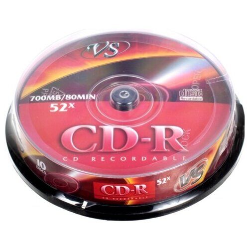 Диск VS CD-R 80 52x CB/10 диск vs cd r 80 52x cb 10