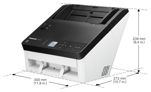 Сканер PANASONIC KV-S1028Y белый/черный [kv-s1028y-u] - фото №2
