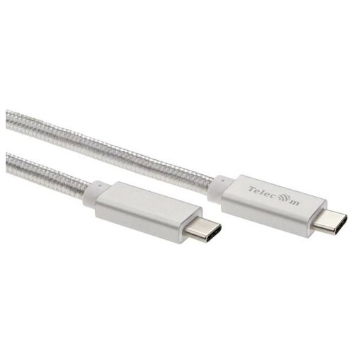 Кабель USB 3.1 Type Cm -- Cm IC 5А 20Gbs длина 2M, Telecom черный кабель адаптер telecom usb 3 1 type cm usb 3 0 am 2метра tc403m 2m