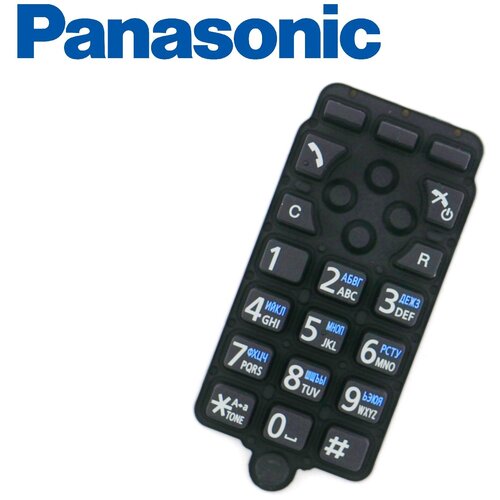 Оригинальная клавиатура PNJK1107U черная для радиотелефонов Panasonic серии KX-TGA17 1950₽