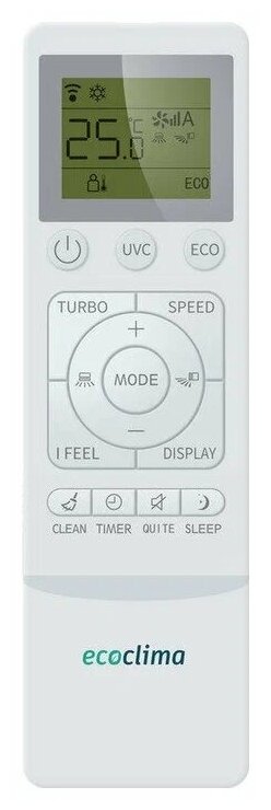 Настенный кондиционер Ecoclima EC-09QC/ECW-09QC - фотография № 3