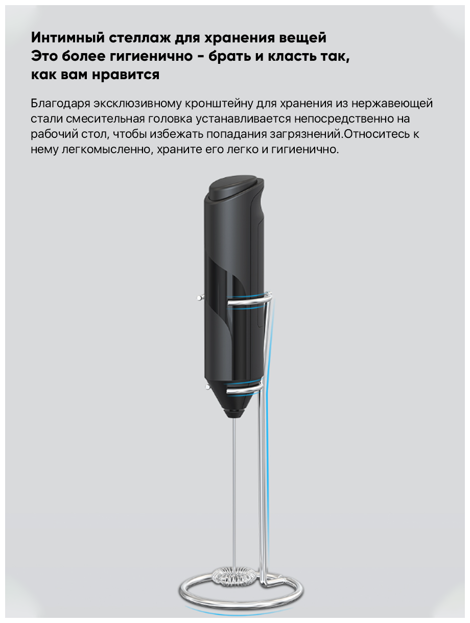 Капучинатор Circle Joy Electric Milk Frother (CJ-EMF02) - фотография № 7