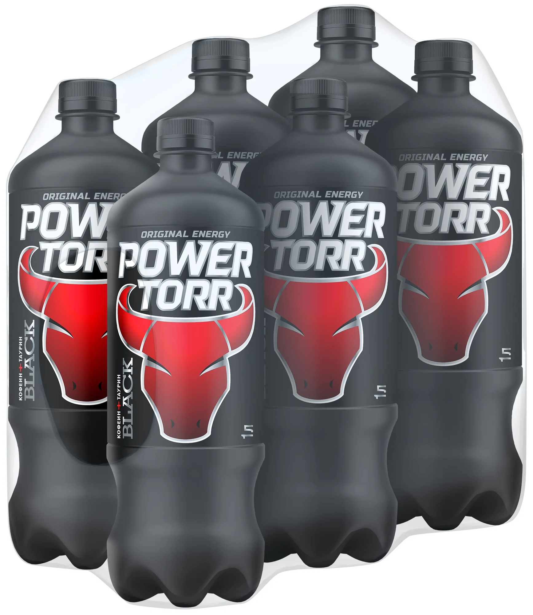 Энергетический напиток Power Torr Energy, 6 шт по 1 л