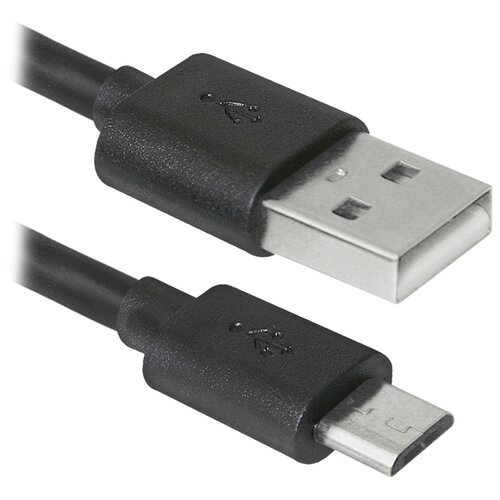 фото Кабель Defender USB - microUSB (USB08-10BH) 3 м черный