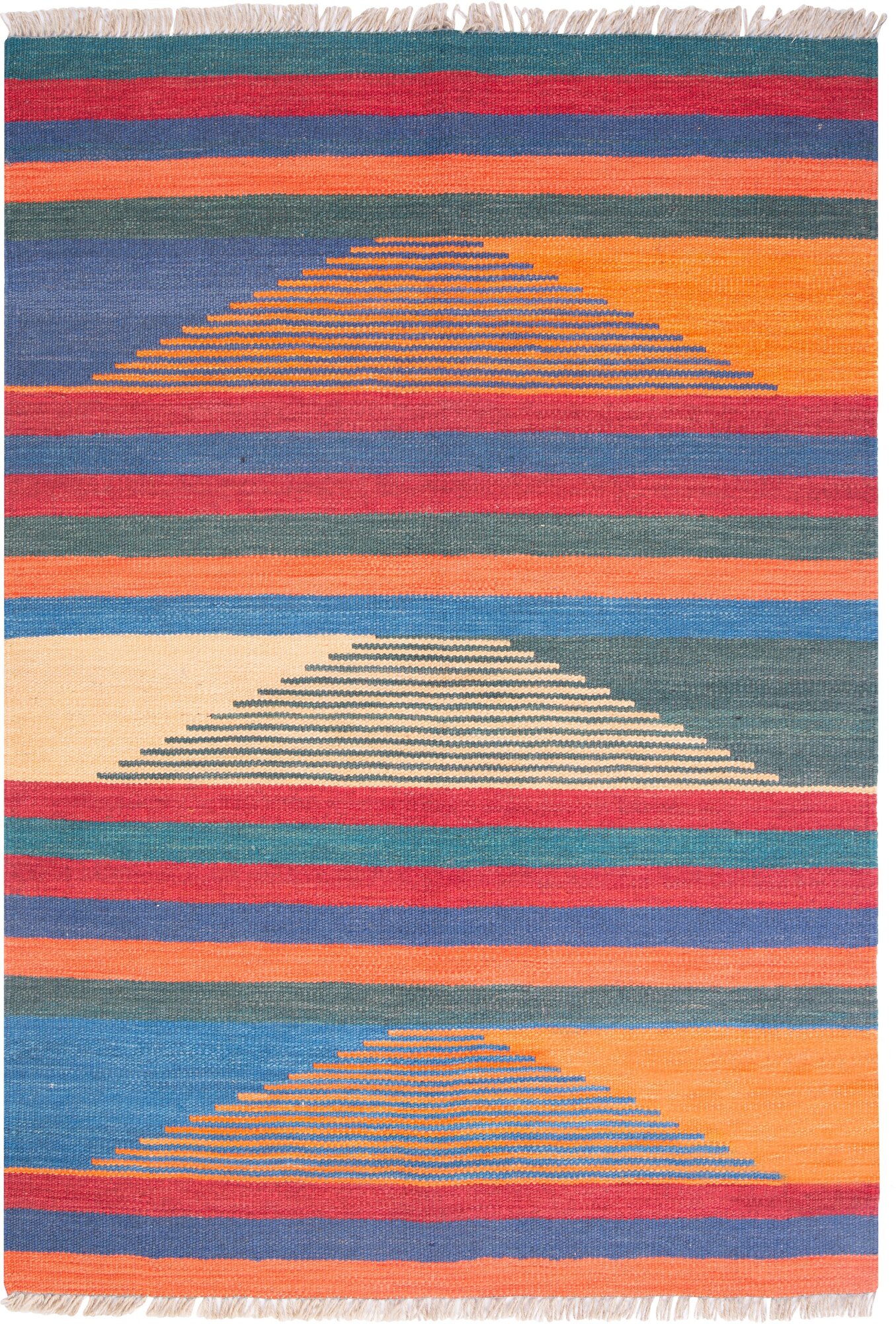 PERSISK KELIM GASHGAI персиск килим ковер безворсовый 100x150 см - фотография № 1