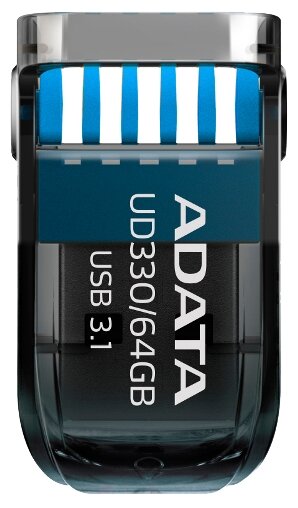 Флеш-накопитель USB 3.1 64GB A-Data UD330 чёрный