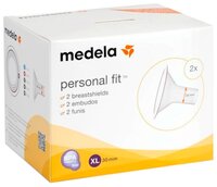 Накладка-воронка Medela PersonalFit бесцветный S 2 шт.