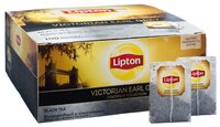 Чай черный Lipton Victorian Earl Grey в пакетиках, 100 шт.