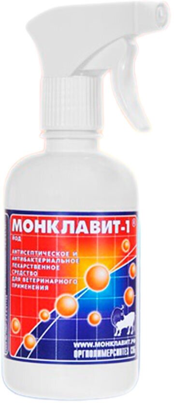 Монклавит-1 антисептическое лекарственное средство фл. 350 мл