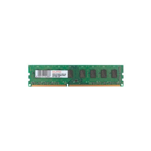 Оперативная память Qumo 4 ГБ DDR3L 1600 МГц DIMM CL11 QUM3U-4G1600K11L 122000₽