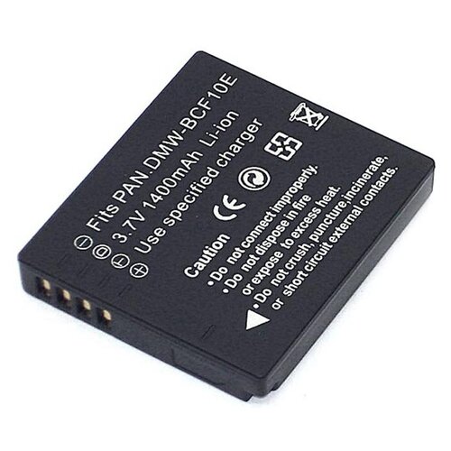 аккумулятор для фотоаппарата panasonic cga s 106c dmw bcf10e 3 7v 1400mah код mb077157 Аккумуляторная батарея для фотоаппарата Panasonic Lumix DMC-F (DMW-BCF10E) 3,7V 1400mAh