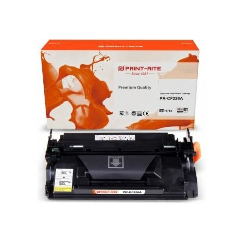 Тонер-картридж Print-Rite TFHAKCBPU1J CF226A черный (3100стр.) для HP LJ M402d/M402n/M426dw/M426fdn/M426fdw картридж solution print sp h cf226a 3100 стр черный