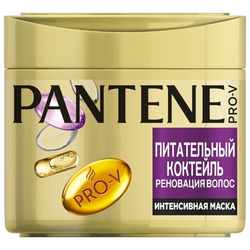 фото Pantene Питательный Коктейль для ослабленных волос Маска, 300 мл