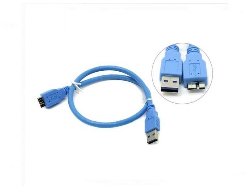 Кабель microUSB до 0.5м 5bites круглый UC3002-005 - фото №2