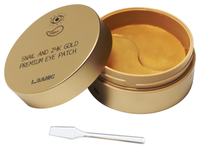 L’SANIC Гидрогелевые патчи Snail and 24k gold premium eye patch (60 шт.)