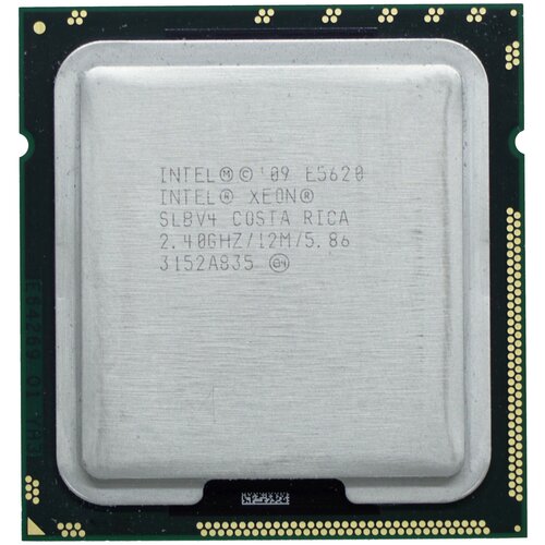 Процессор Intel Xeon E5620 Westmere LGA1366, 4 x 2400 МГц, OEM процессор intel xeon w3565 bloomfield lga1366 4 x 3200 мгц oem