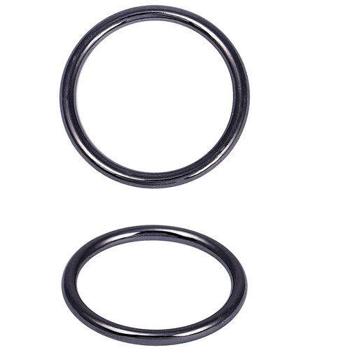 Кольцо для купальника металл TBY-018E.SW d18мм, цв.черный никель, уп.1000шт
