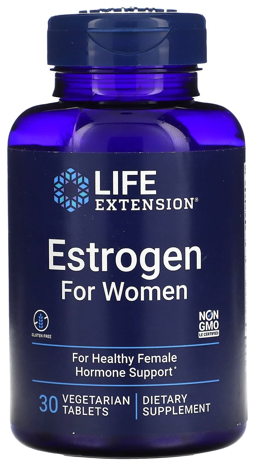 Таблетки Life Extension Estrogen for Women, 30 г, 30 шт.