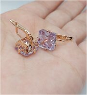 Серьги FJ Fallon Jewelry, циркон