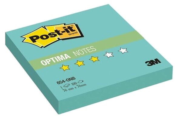 Post-it Блок-кубик Optima, 76х76 мм, 100 штук (654)