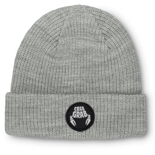 фото Шапка бини crab grab, размер one size, серый