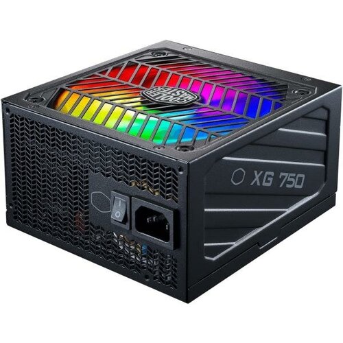 Power Supply Cooler Master XG750 Plus Platinum 750W ATX 135mm 24pin 12xSATA 4xPCI-E62 APFC RGB 80 Platinum Full Modular 2096700₽