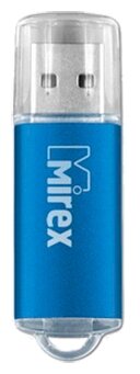 Флеш-карта Mirex Unit aqua, 16 Гб, USB 2.0, чтение до 25 Мб/с, синяя