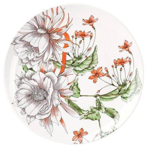 Тарелка / обеденная, фарфор / Maxwell & Williams, Тропические цветы, 27,5 см