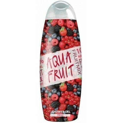 Aquafruit Fresh Гель для душа ягоды, 420 мл, 9шт