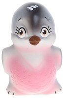 Игрушка для ванной Кудесники Снегирь (СИ-341) серый/розовый
