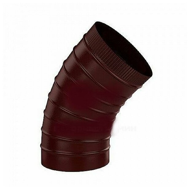 фото Сэндвич-отвод 115/180 мм. 45 вишневый
