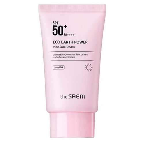 The Saem крем Eco Earth Power Pink Sun SPF 50, 50 мл