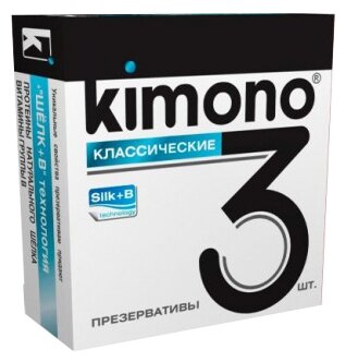 Классические презервативы KIMONO - 3 шт.